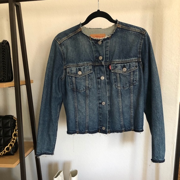 Levi’s raw edge trucker jacket